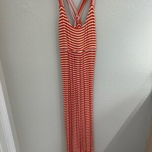 Calvin Klein Orange Maxi Dress